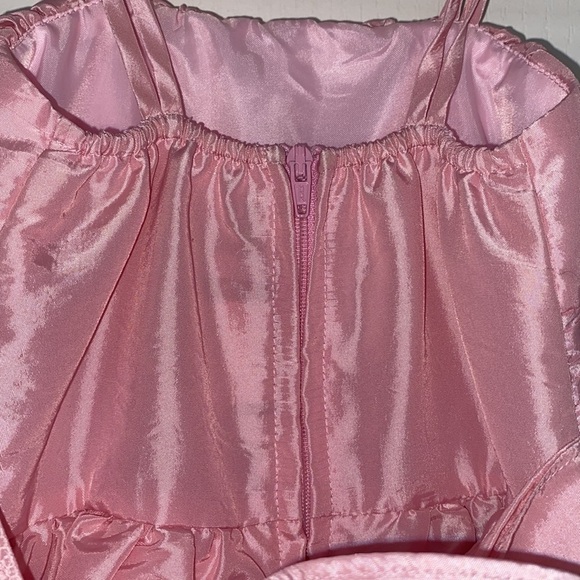 Kid formal dress pink and white with jacket Size 6-12M - Picture 7 of 8